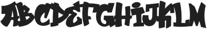 Streetfunk Graffiti otf (400) Font UPPERCASE