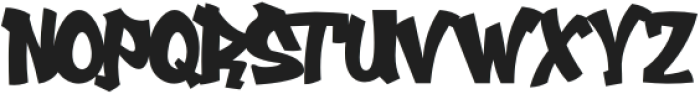 Streetfunk Graffiti otf (400) Font UPPERCASE