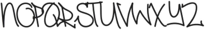 Streetlight Regular otf (300) Font LOWERCASE