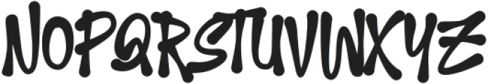 Strenght To Strenght Regular ttf (400) Font UPPERCASE