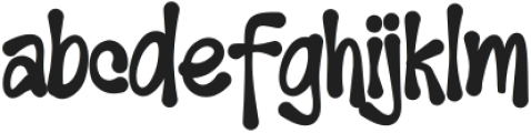 Strenght To Strenght Regular ttf (400) Font LOWERCASE