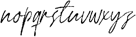 StreperChane otf (400) Font LOWERCASE