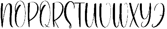 Stride Regular otf (400) Font UPPERCASE