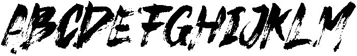 Strike Brush otf (400) Font UPPERCASE
