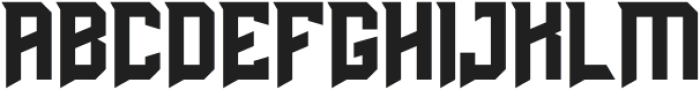 Strike Regular otf (400) Font UPPERCASE