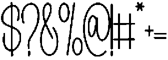Strikeout Regular otf (400) Font OTHER CHARS