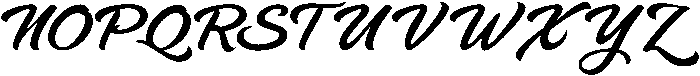 Strikeout otf (400) Font UPPERCASE