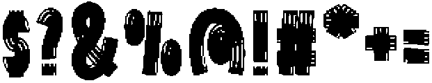 Stripe Vintage Regular otf (400) Font OTHER CHARS