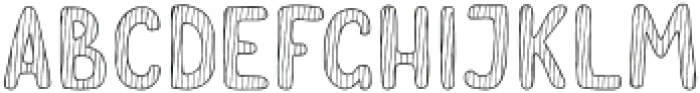 Stripey Regular ttf (400) Font UPPERCASE