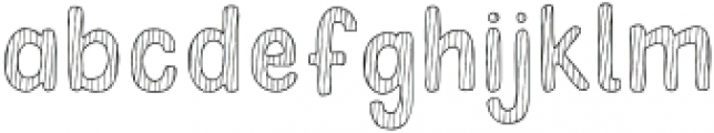 Stripey Regular ttf (400) Font LOWERCASE