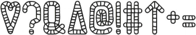 Stripy ttf (400) Font OTHER CHARS