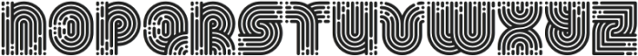StripyMatey-Regular otf (400) Font LOWERCASE