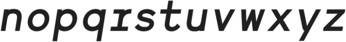 Stroig Bold Italic otf (700) Font LOWERCASE