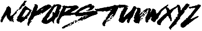 Stroke Brush otf (400) Font LOWERCASE