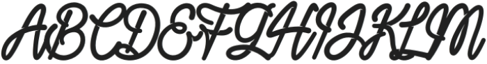 Strokey Regular otf (400) Font UPPERCASE