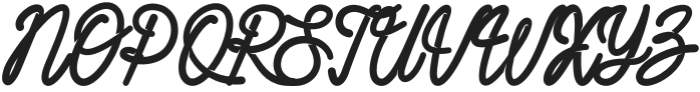 Strokey Regular otf (400) Font UPPERCASE