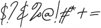 Strong Heart Script otf (400) Font OTHER CHARS