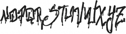 Stronger Megatron ttf (400) Font UPPERCASE