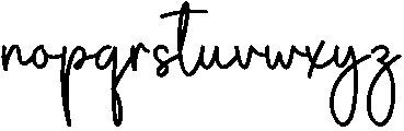 Stronger Regular otf (400) Font LOWERCASE