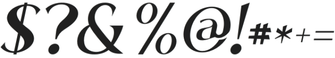 Sttacher Italic otf (400) Font OTHER CHARS
