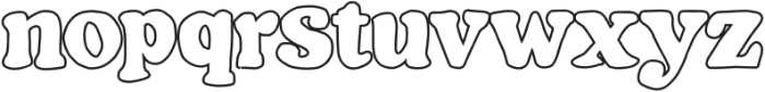 Stubchen Hugoblins Outline otf (400) Font LOWERCASE