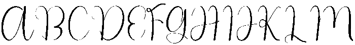 Student Handwriting Regular otf (400) Font UPPERCASE