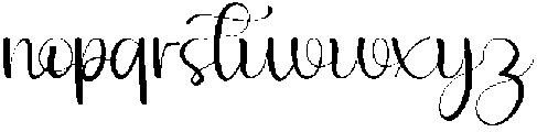 Student Handwriting Regular otf (400) Font LOWERCASE