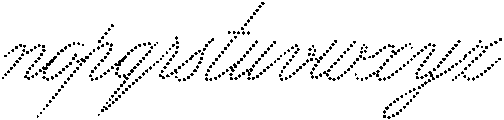 Studio Nomad Dot Taper PeachCreme Regular otf (400) Font LOWERCASE