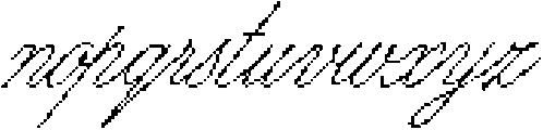 Studio Nomad Pixel PeachCreme Regular otf (400) Font LOWERCASE