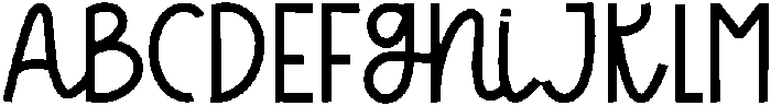 Study School Regular otf (400) Font UPPERCASE