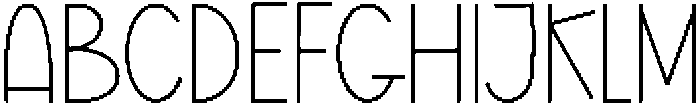 Study Sunday Regular otf (400) Font UPPERCASE