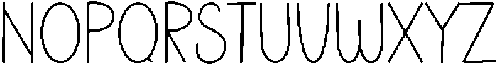 Study Sunday Regular otf (400) Font UPPERCASE