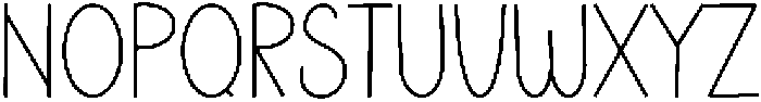 Study Sunday Regular otf (400) Font LOWERCASE