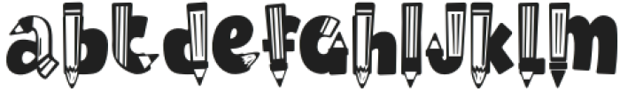 Study Symbol Pencil otf (400) Font LOWERCASE