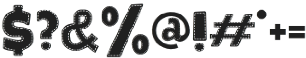 Study Symbol Stitch otf (400) Font OTHER CHARS