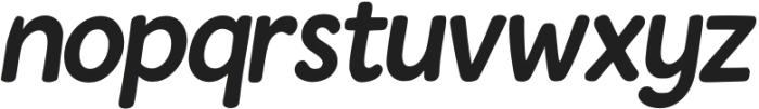 Study buddy Italic otf (400) Font LOWERCASE