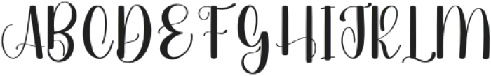 Stunning Regular otf (400) Font UPPERCASE