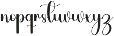 Stunning Regular otf (400) Font LOWERCASE
