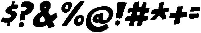 Stupid Thing Italic otf (100) Font OTHER CHARS