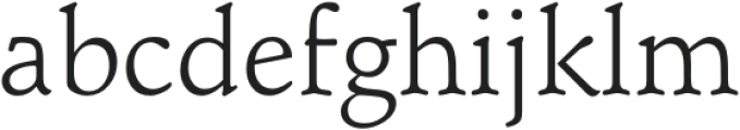 Sturgeon Regular otf (400) Font LOWERCASE