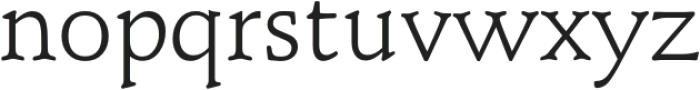 Sturgeon Regular otf (400) Font LOWERCASE