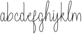 Stussy-Script otf (400) Font LOWERCASE