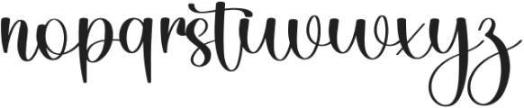 Styalish Maddison Regular otf (400) Font LOWERCASE