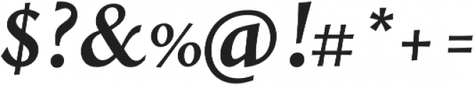 Styla Pro Bold Italic otf (700) Font OTHER CHARS