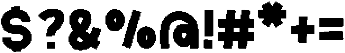 Style Horor Regular otf (400) Font OTHER CHARS