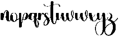 Style Wedding Regular otf (400) Font LOWERCASE