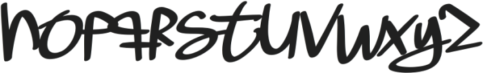 Style otf (400) Font LOWERCASE