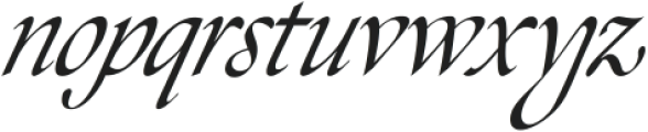 Stylebender Italic Ornate ttf (400) Font LOWERCASE