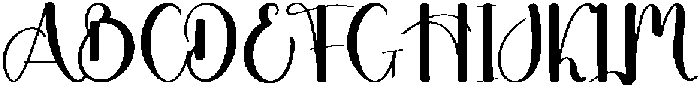 Stylish Absolute Regular otf (400) Font UPPERCASE