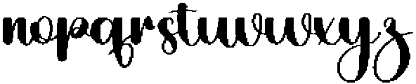 Stylish Absolute Regular otf (400) Font LOWERCASE